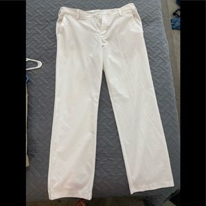 White Adidas Men’s Golf Pants 34/30